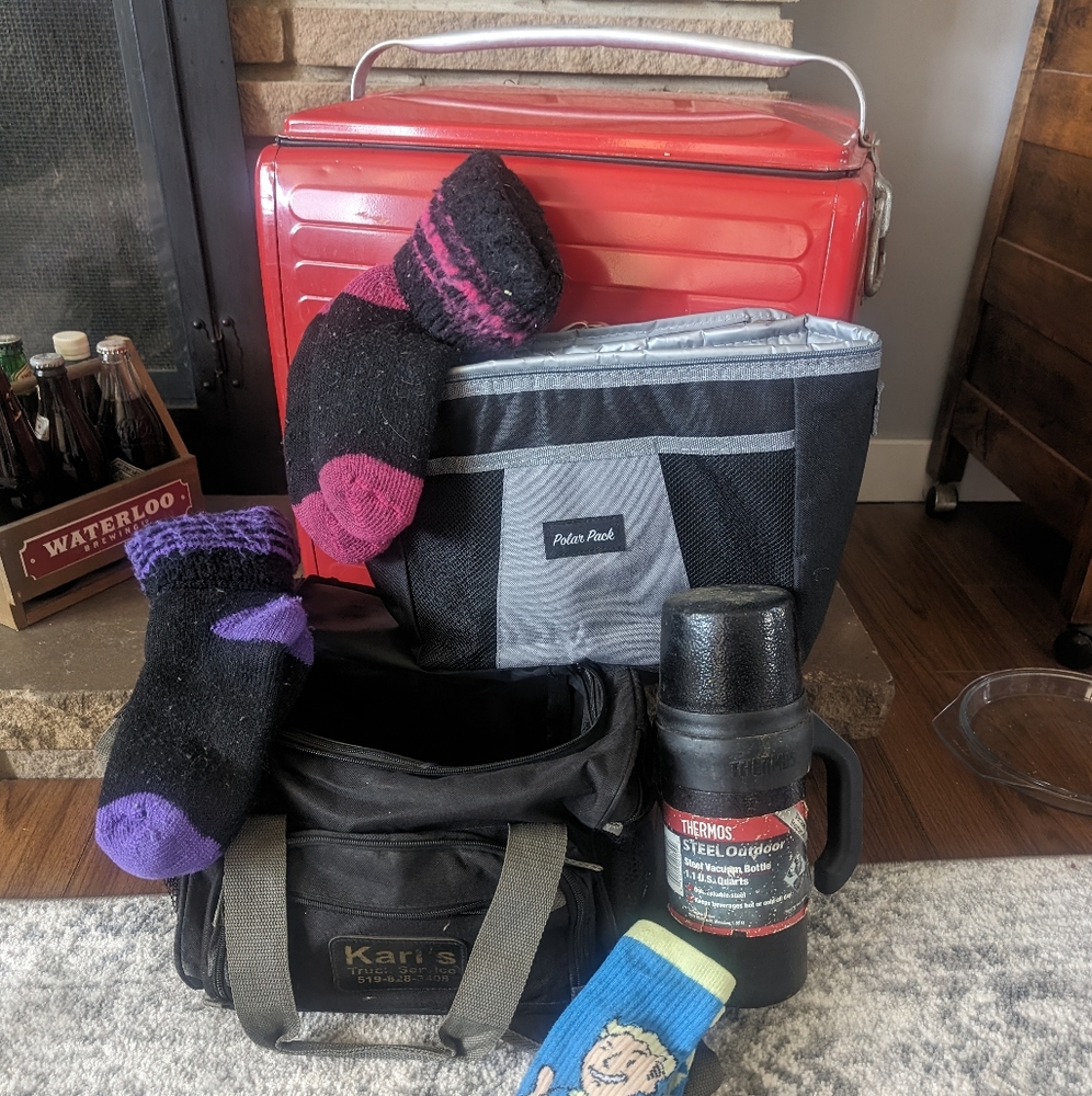 Complete WorkMan or Work Woman's Meal Storage